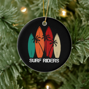 Adorno De Cerámica Jinetes de surf