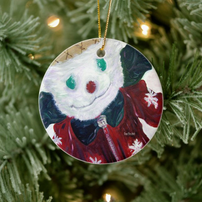 Adorno De Cerámica Jingle Bear (Árbol)