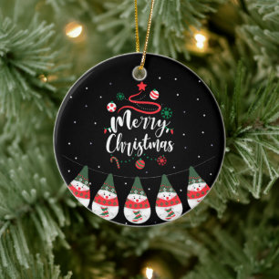 Adorno De Cerámica Jingle Bells Joyful Greetings Collection