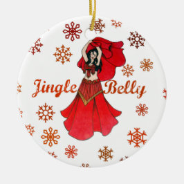 Adorno De Cerámica Jingle Belly Dancer Navidades