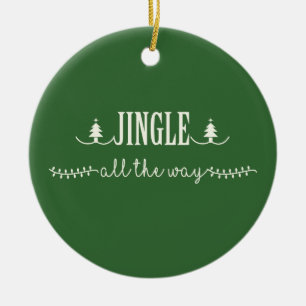 Adorno De Cerámica Jingle en todo el camino