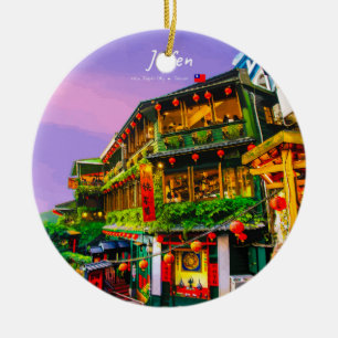 Adorno De Cerámica Jiufen, Taiwán - Antigua Casa de Té