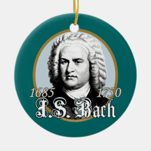Adorno De Cerámica Johann Sebastian Bach