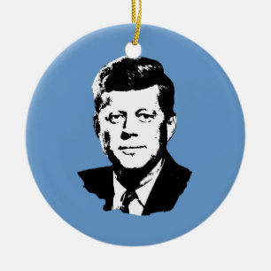 Adorno De Cerámica John Kennedy