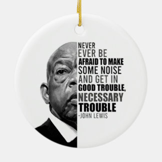 Adorno De Cerámica John Nunca Tenga Miedo De Hacer Algún Ruido Lewis