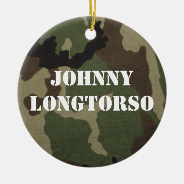 Adorno De Cerámica Johnny Longtorso (Frente)