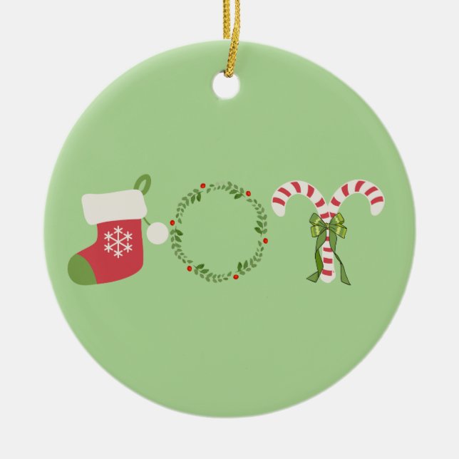 Adorno De Cerámica Joy Ornament (Frente)