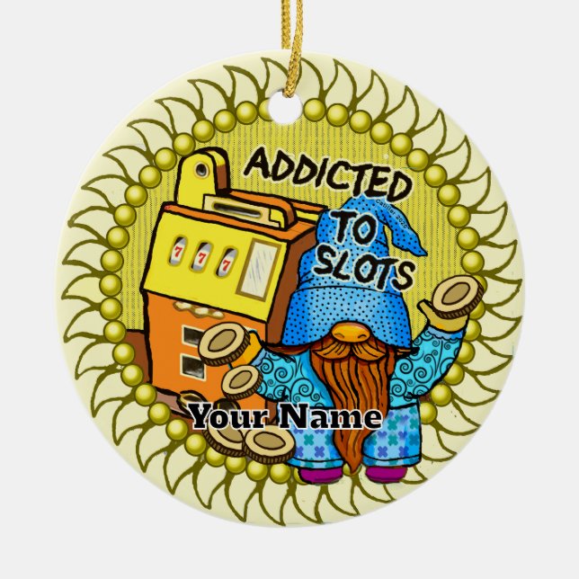 Adorno De Cerámica Joy slots gnome (Frente)