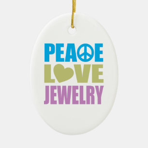 Adorno De Cerámica Joyas de amor por la paz