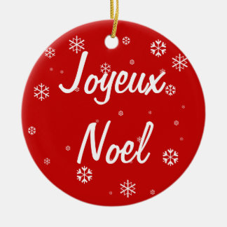 Adorno De Cerámica Joyeux Noel