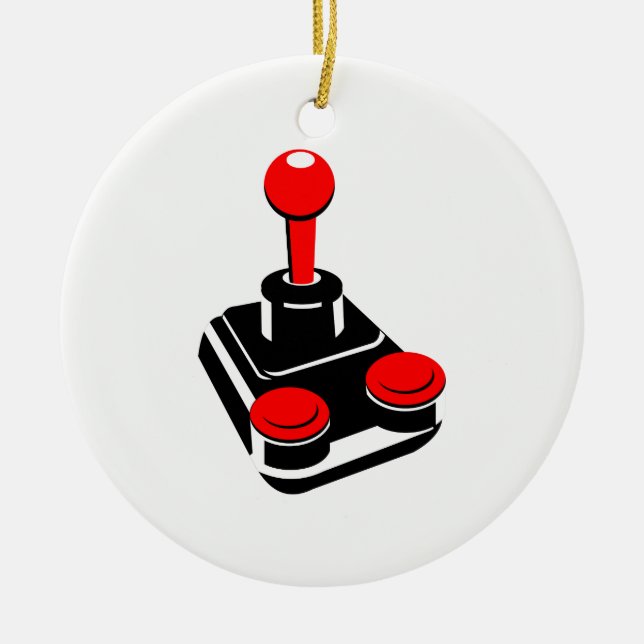 Adorno De Cerámica Joystick (Frente)