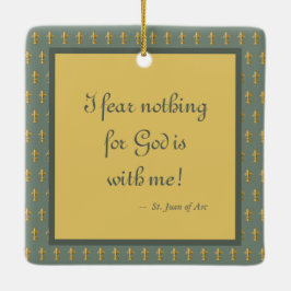 Adorno De Cerámica Juana de Arco (JM 28)