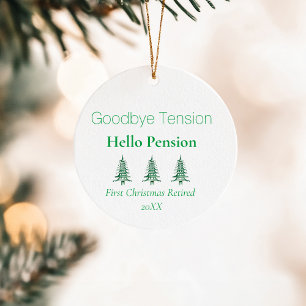 Adorno De Cerámica Jubilación de Árboles de Navidad de la Pagoda Verd