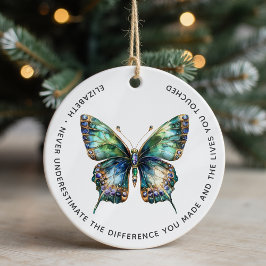 Adorno De Cerámica Jubilación Personalizada Gracias