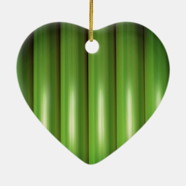 Adorno De Cerámica Juego de bambú verde (Atrás)