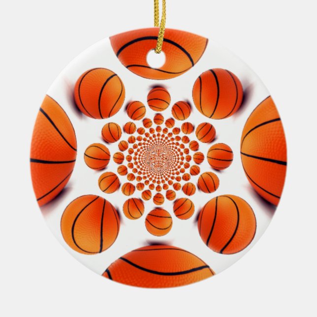 Adorno De Cerámica Juego de básquetbol de campeones: Court Vision Kal (Frente)
