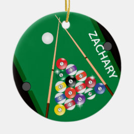 Adorno De Cerámica Juego de billar para Billiards