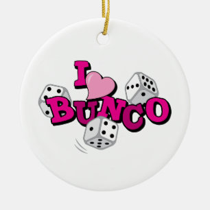 Adorno De Cerámica Juego de dados Bunco