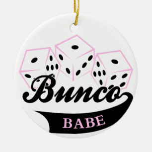 Adorno De Cerámica Juego de dados Bunco