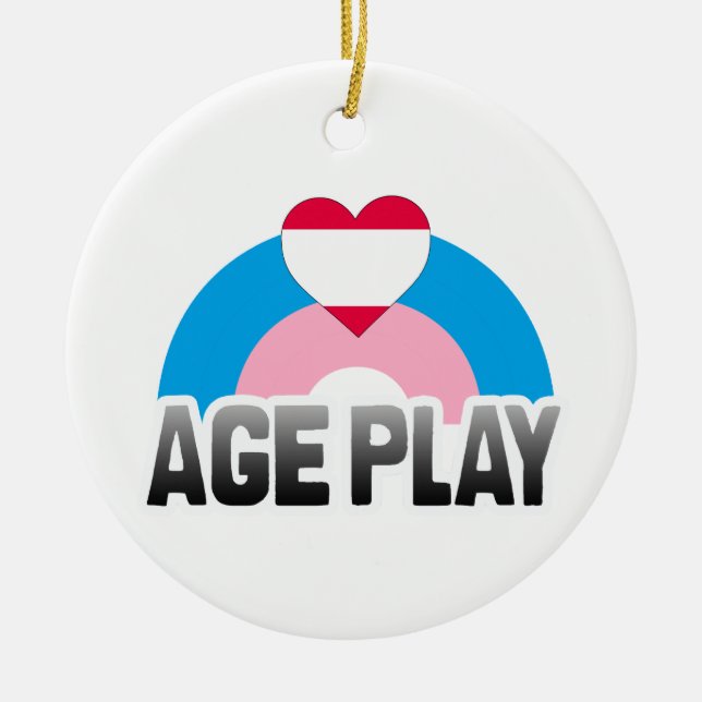 ADORNO DE CERÁMICA JUEGO DE EDAD ARCOÍRIS (Frente)