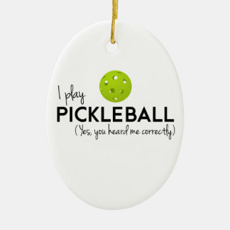 Adorno De Cerámica Juego Pickleball