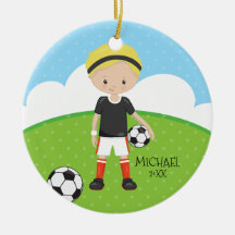 Jugador de Fútbol Dulce Personalizado Navidad Fech