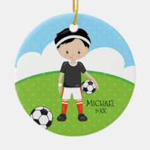 Jugador de Fútbol Lindo Personalizado con Fecha Na