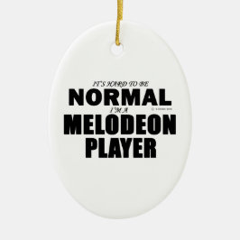 Adorno De Cerámica Jugador de melodeón normal