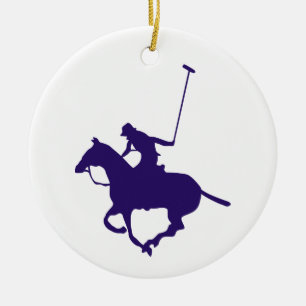 Adorno De Cerámica Jugador de polo