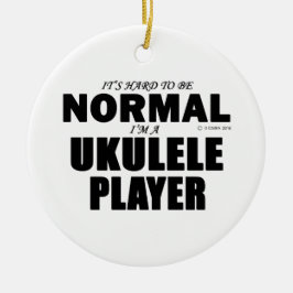 Adorno De Cerámica Jugador de Ukulele Normal