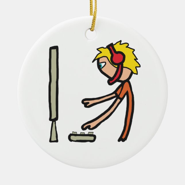 Adorno De Cerámica Jugador eSports (Frente)