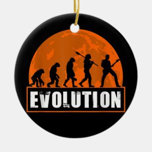 Adorno De Cerámica Jugador guitarista divertida guitarra Evolución hu