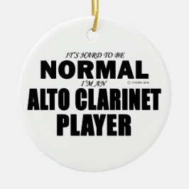 Adorno De Cerámica Jugador normal de alto clarinete