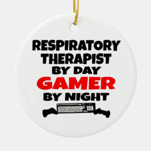 Adorno De Cerámica Jugador Terapéutico Respiratorio