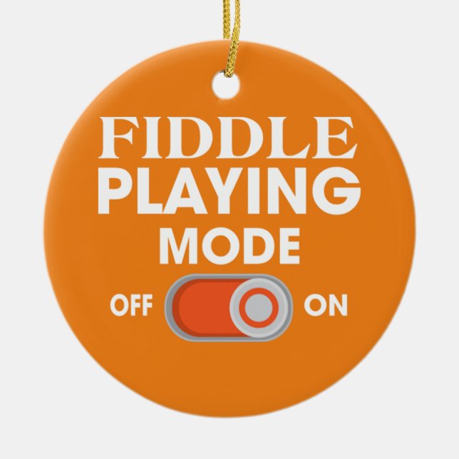 Adorno De Cerámica Jugando al pie de la letra (Frente)