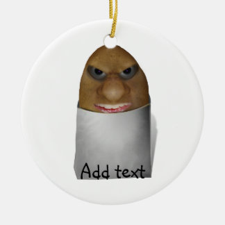 Adorno De Cerámica Jugando Con Patatas - La Nariz De Patata