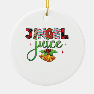 Adorno De Cerámica Jugo de jingle de regalo de Navidad