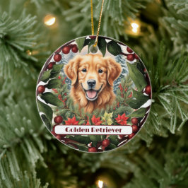 Adorno De Cerámica Jugoso recuperador de oro, Navidades personalizado