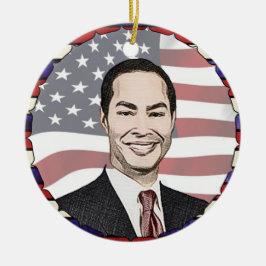 Adorno De Cerámica Julian Castro para los Navidades del presidente 20