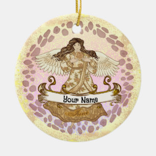 Adorno De Cerámica June Birthday Angel cumpleaños personalizados de h