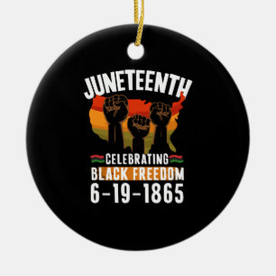 Adorno De Cerámica Juneteenth Celebrando la Libertad Negra 186 Africa