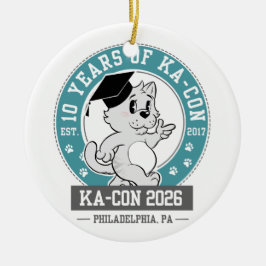 Adorno De Cerámica KACON 2026 Keepsake Ornament