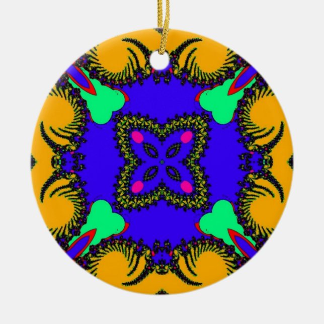 Adorno De Cerámica Kaleidoscope (Frente)