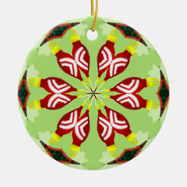 Adorno De Cerámica Kaleidoscope ‘K1 SQ’ (Frente)