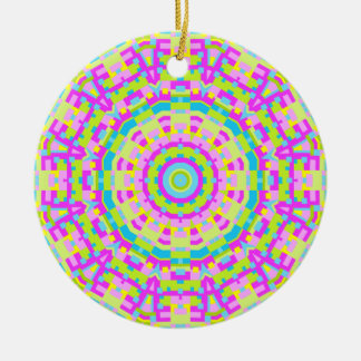 Adorno De Cerámica Kaleidoscopio colorido 03