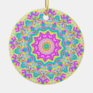 Adorno De Cerámica Kaleidoscopio colorido 04
