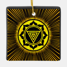 Adorno De Cerámica Kali Yantra Golden Rise Pen