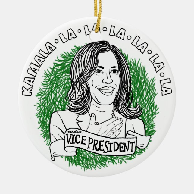 ADORNO DE CERÁMICA ¡KAMALA! (Frente)