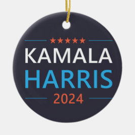 Adorno De Cerámica Kamala Harris 2024 para el presidente