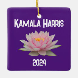 Adorno De Cerámica Kamala Harris Lotus 2024